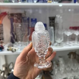 Salero de cristal súper tallado