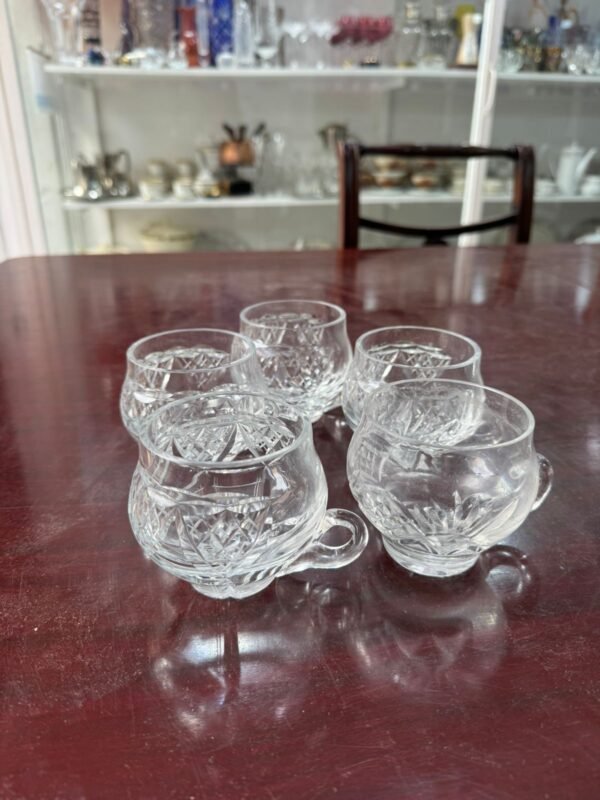 Set de 5 tazas cristal súper tallado - Image 2