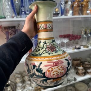 Florero pintado a mano