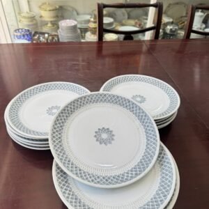 Juego de 6 platos playos porcelana CASTRO GALICIA ESPAÑA