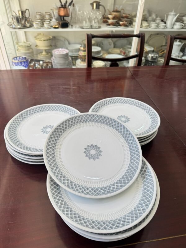 Juego de 6 platos playos porcelana CASTRO GALICIA ESPAÑA - Image 2