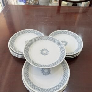 Juego de 13 platos de postre porcelana CASTRO GALICIA ESPAÑA