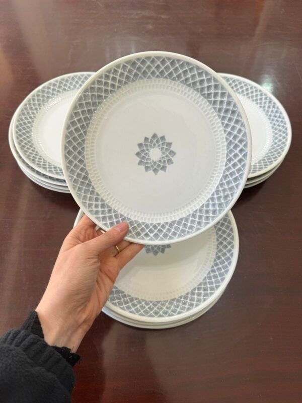 Juego de 13 platos de postre porcelana CASTRO GALICIA ESPAÑA