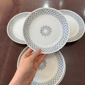 Juego de 6 platos de pan porcelana CASTRO GALICIA ESPAÑA