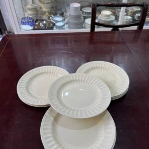 Juego de 12 platos playos ingleses CROWN DUCAL