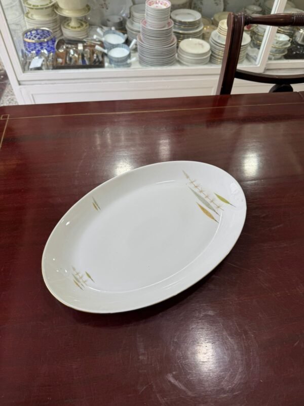 Fuente oval porcelana verbano