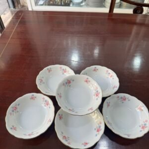 Juego de 6 compoteras porcelana verbano