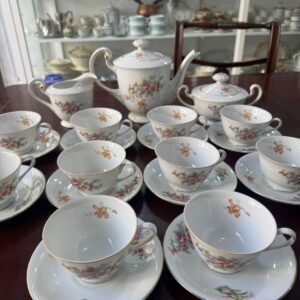 Juego de té porcelana tsuji para 10 personas