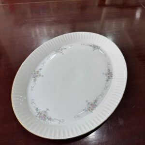 Fuente oval grande porcelana tsuji