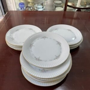Juego de 15 platos playos porcelana tsuji