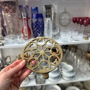 Posa-pava de bronce