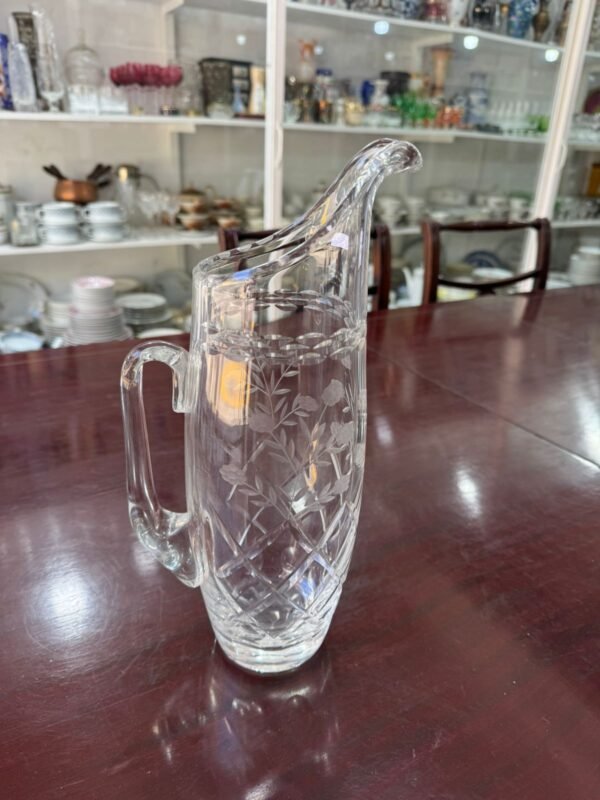 Exquisita jarra de cristal súper tallado - Image 3
