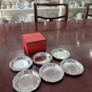 Juego de 6 posa vasos PLATA LAPPAS