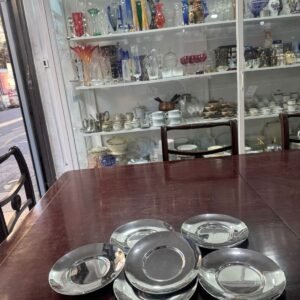 Juego de 6 platos de pan platería