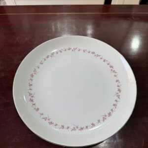 Fuente redonda porcelana tsuji con rosas