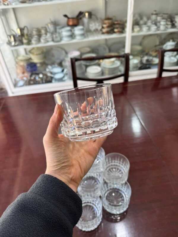 Juego de 8 vasos de cristal súper tallado para whisky - Image 2