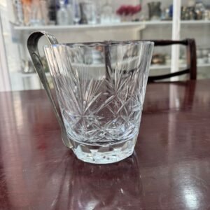 Hielera de cristal súper tallado con pinza