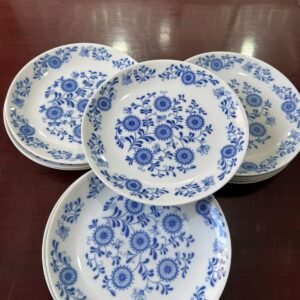 Juego de 11 platos playos porcelana MARLY