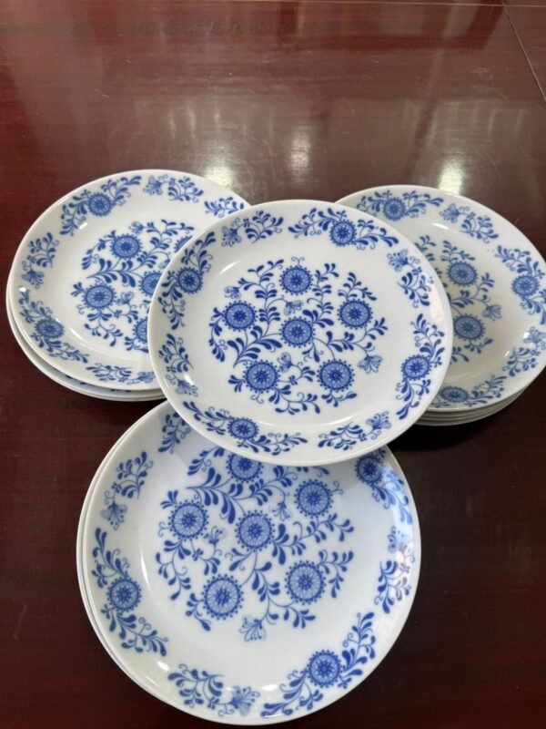 Juego de 11 platos playos porcelana MARLY