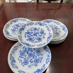 Juego de 11 platos playos porcelana MARLY