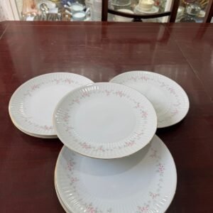 Juego de 6 platos playos porcelana tsuji