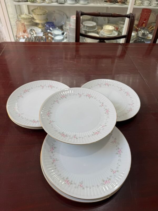 Juego de 6 platos playos porcelana tsuji - Image 2