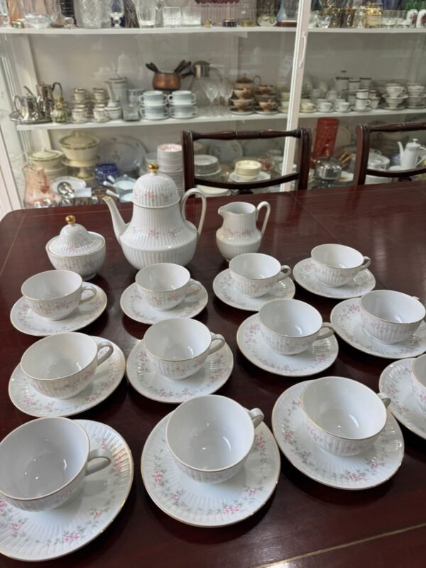 Juego de té porcelana tsuji completo para 12 personas