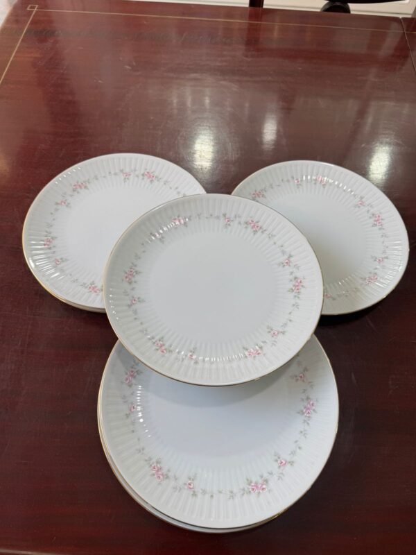 Juego de 6 platos playos porcelana tsuji