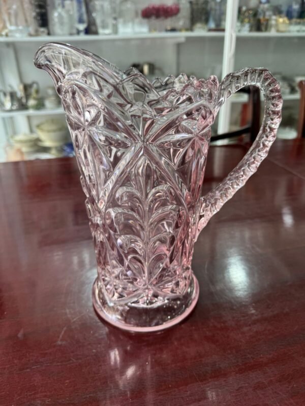 Jarra rosa carnival glass - Image 5
