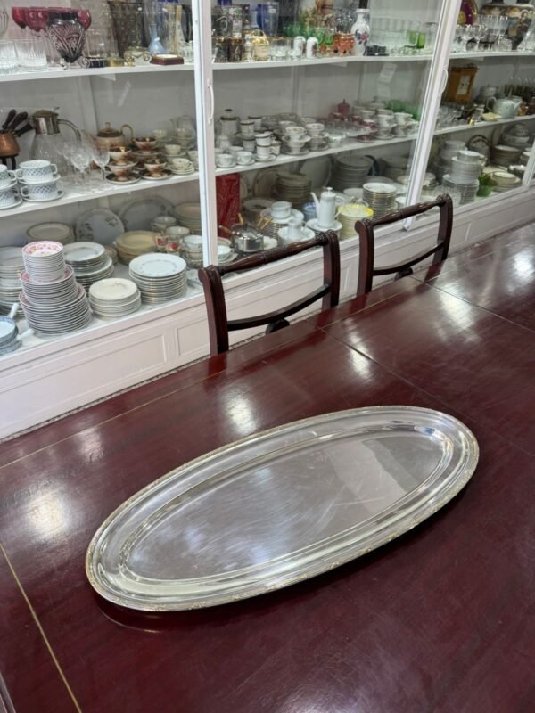 Fuente oval grande platería - Image 2