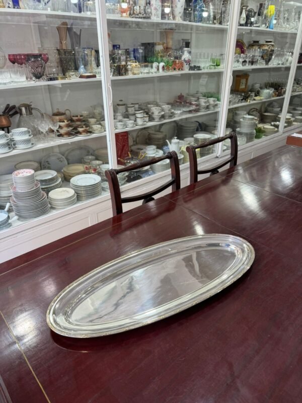 Fuente oval grande platería - Image 3