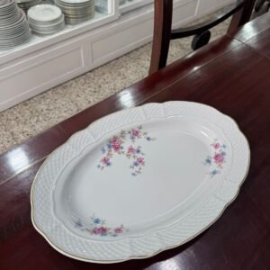 Fuente oval porcelana verbano