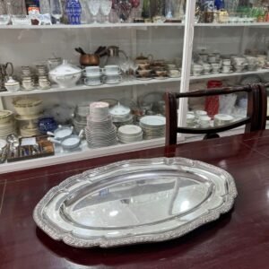 Fuente oval grande platería inglesa MAPPIN WEB