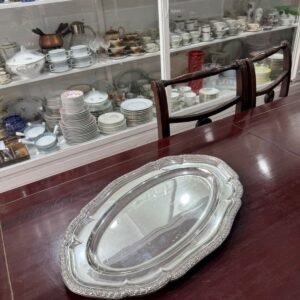 Fuente oval grande platería inglesa MAPPIN WEB