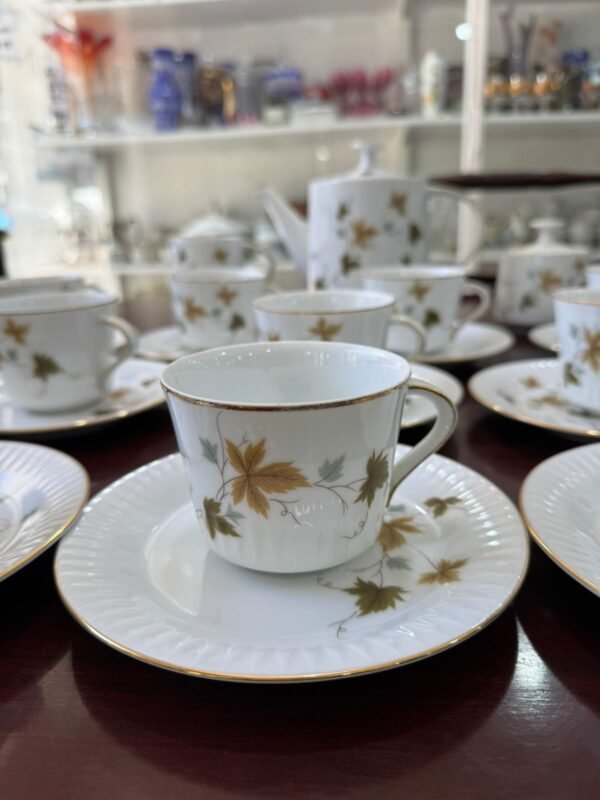 Juego de té porcelana tsuji estilo otoñal para 10 personas - Image 2