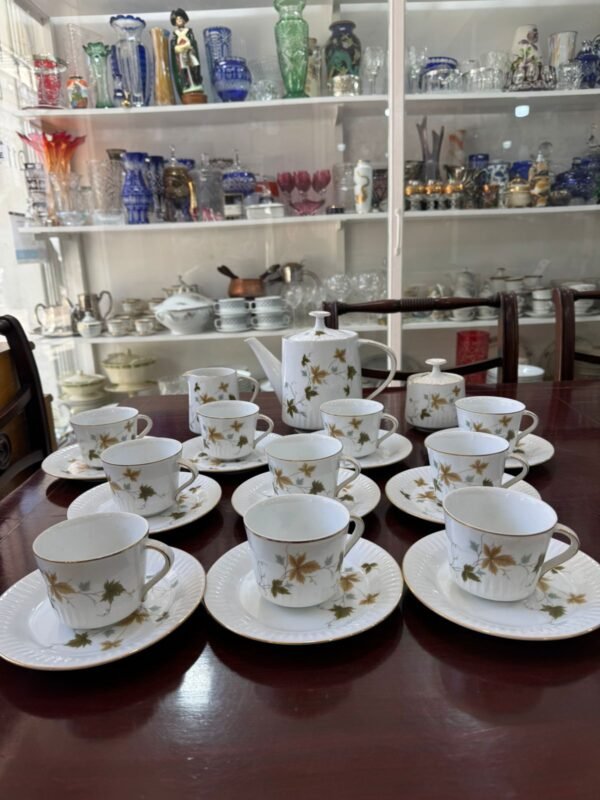 Juego de té porcelana tsuji estilo otoñal para 10 personas