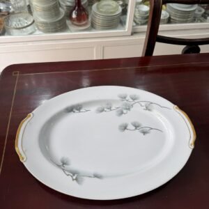 Fuente oval grande porcelana tsuji