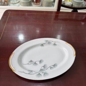 Fuente oval mediana porcelana tsuji