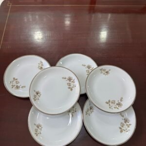 Juego de 6 platos de postre o pan porcelana