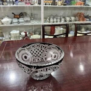 Centro de mesa de cristal súper tallado rubi