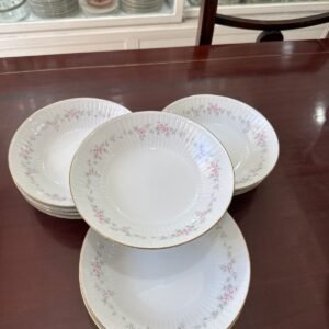 Juego de 6 platos hondos porcelana tsuji