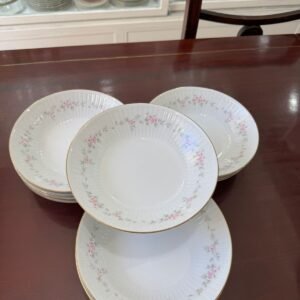 Juego de 6 platos hondos porcelana tsuji