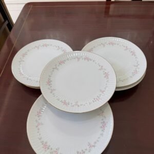 Juego de 6 platos playos porcelana tsuji
