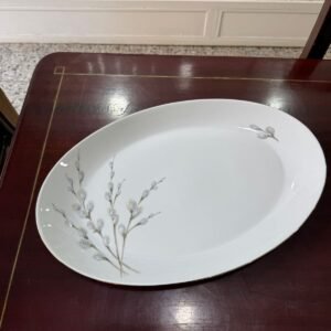 Fuente oval porcelana verbano