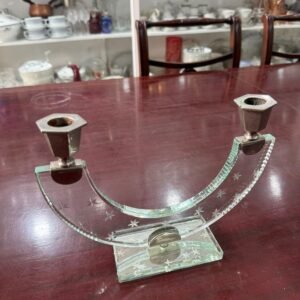 Candelabro de cristal 2 velas