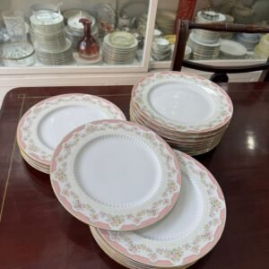 Juego de 12 platos playos porcelana tsuji