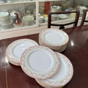 Juego de 12 platos playos porcelana tsuji