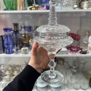 Bombonera o caramelera cristal súper tallado