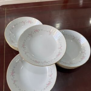 Juego de 12 platos hondos porcelana tsuji