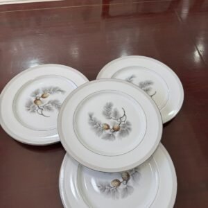 Juego de 6 platos playos porcelana japonesa – 27 CM